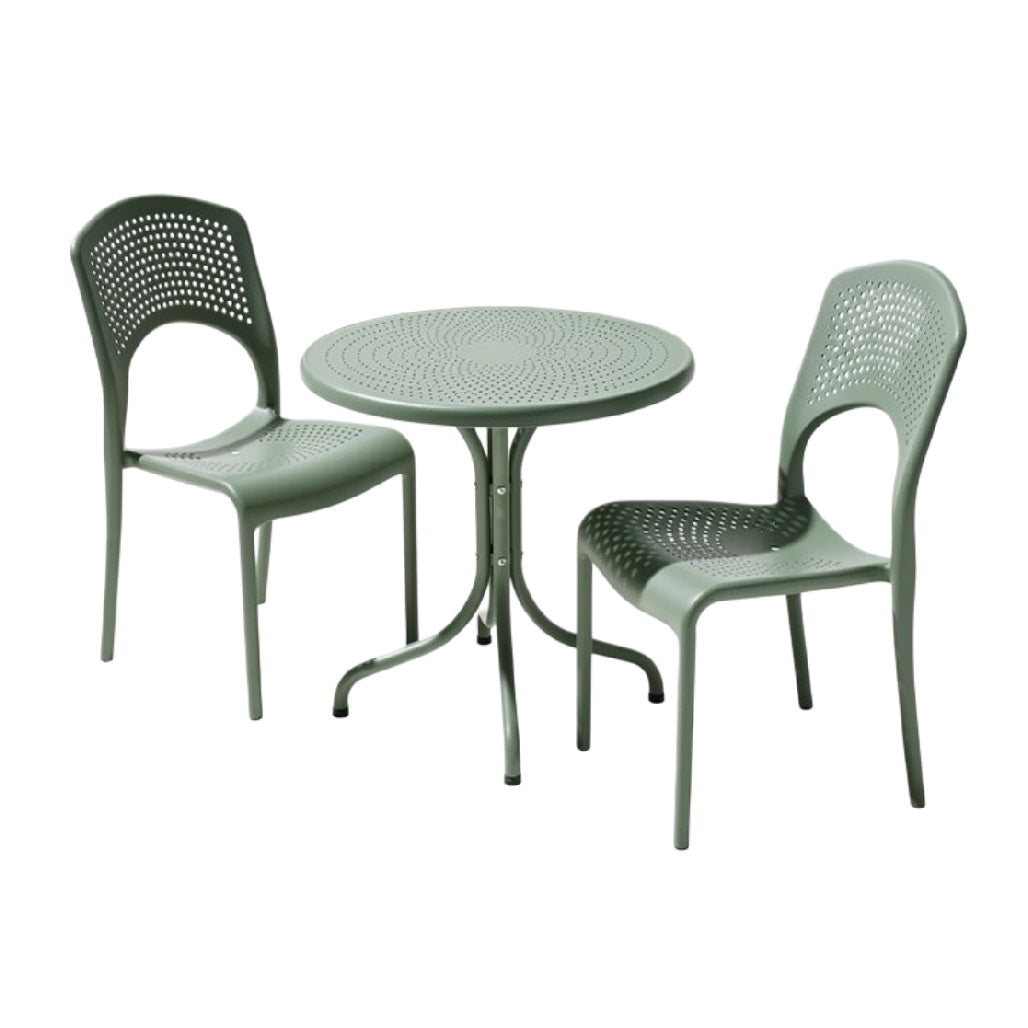**Gezellig Buitentafeltje met Twee Stoelen**